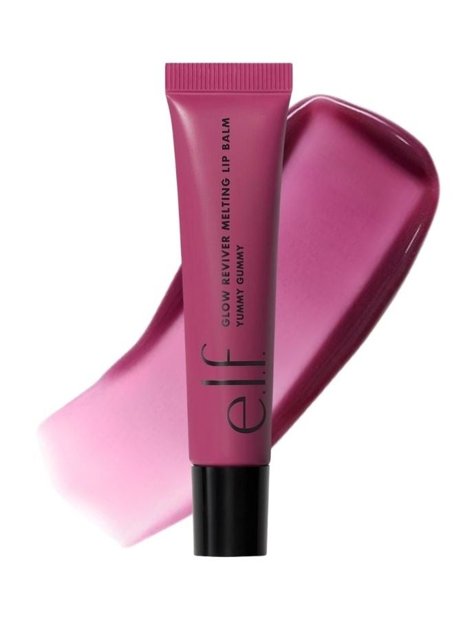 elf e.l.f. Glow Reviver Melting Lip Balm – Yummy Gummy | Nourishing, Melting Texture with Radiant Shine - Image 1